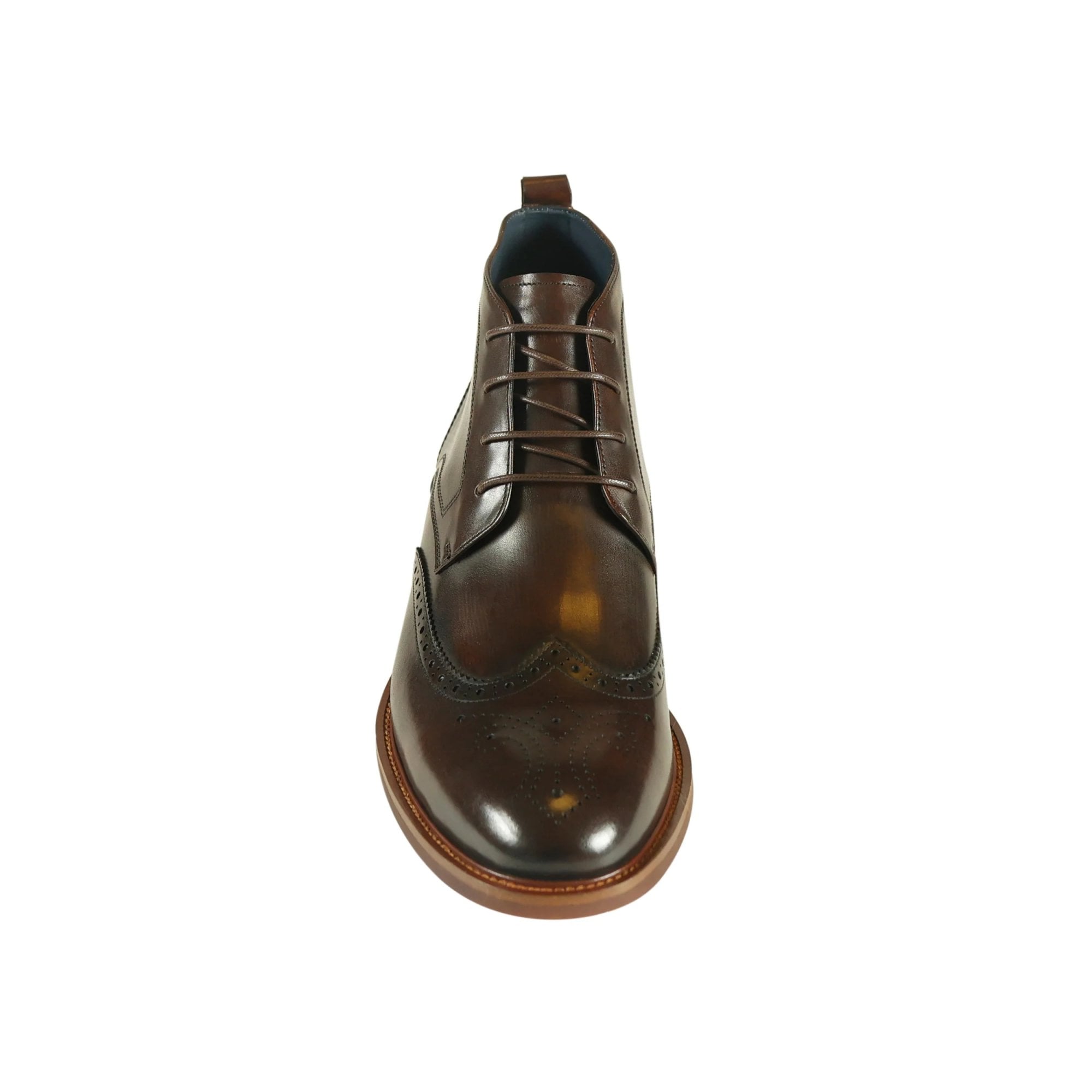 Azor Men's Leather Ankle Boot Brown: LC RIMINI