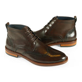 Azor Men's Leather Ankle Boot Brown: LC RIMINI