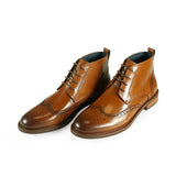 Azor Men's Leather Ankle Boot Tan: LC RIMINI