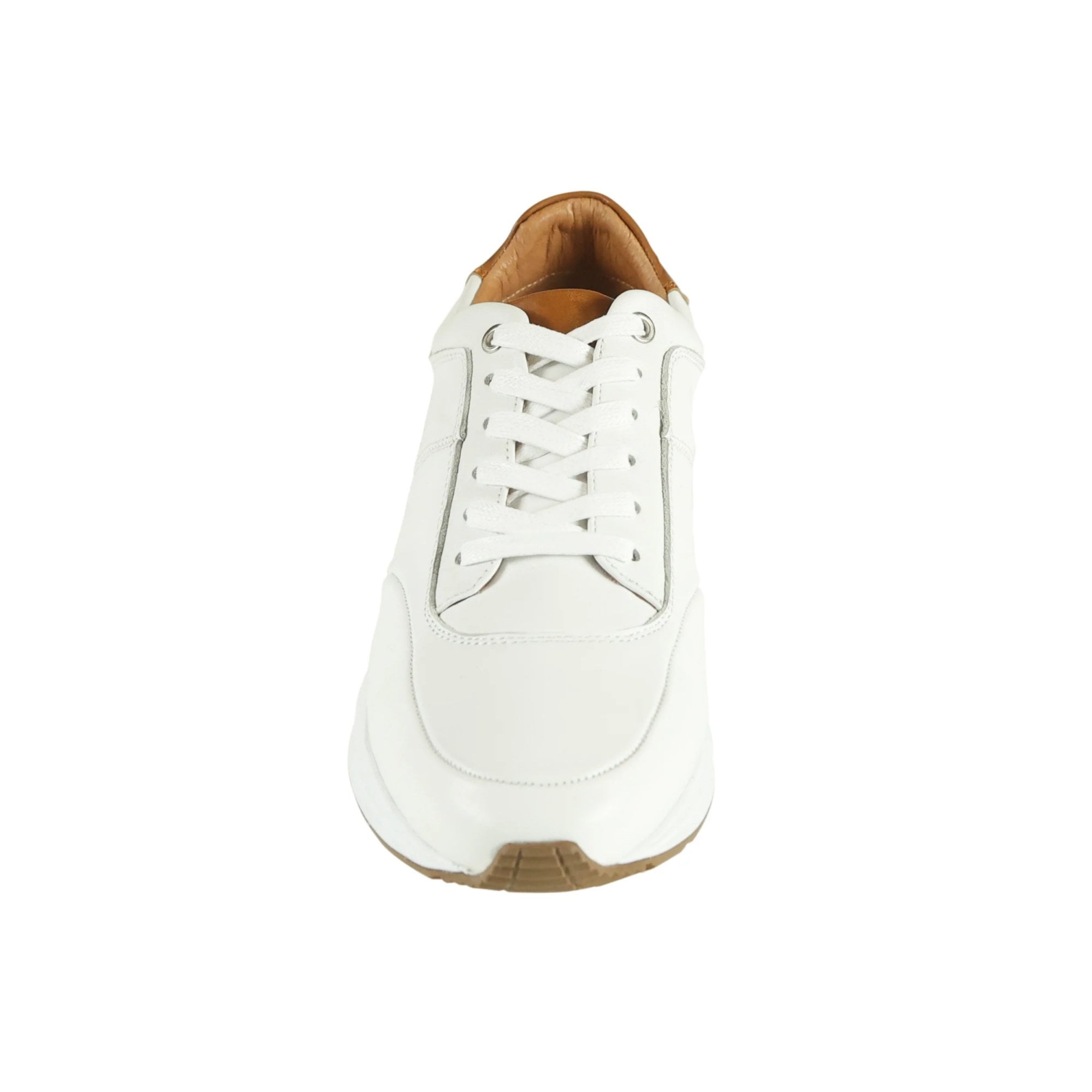 Azor Men's Premium Leather Trainer Off White: LC CALABRIA