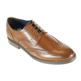 Front Men's Timeless Derby Shoe Brown: Morrison