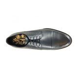 Front Classic Men's Derby Shoe Navy: Mario