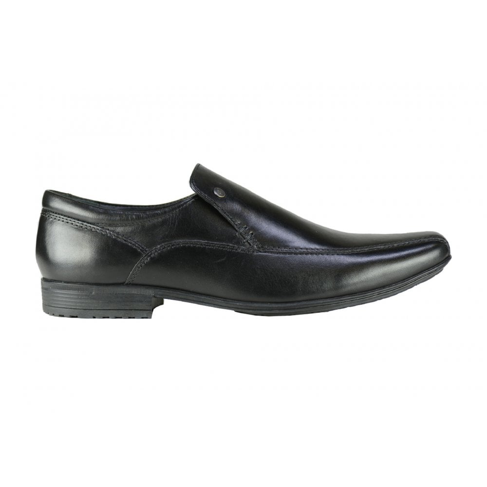 Front Classic Men's Slip-on Loafer Shoe Black: Belmont