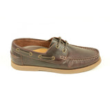 Front Men's Classic Deck Shoe Brown: Harbour