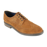 Front Men's Wingtip Brogues Brown/Camel: LC BALHAM