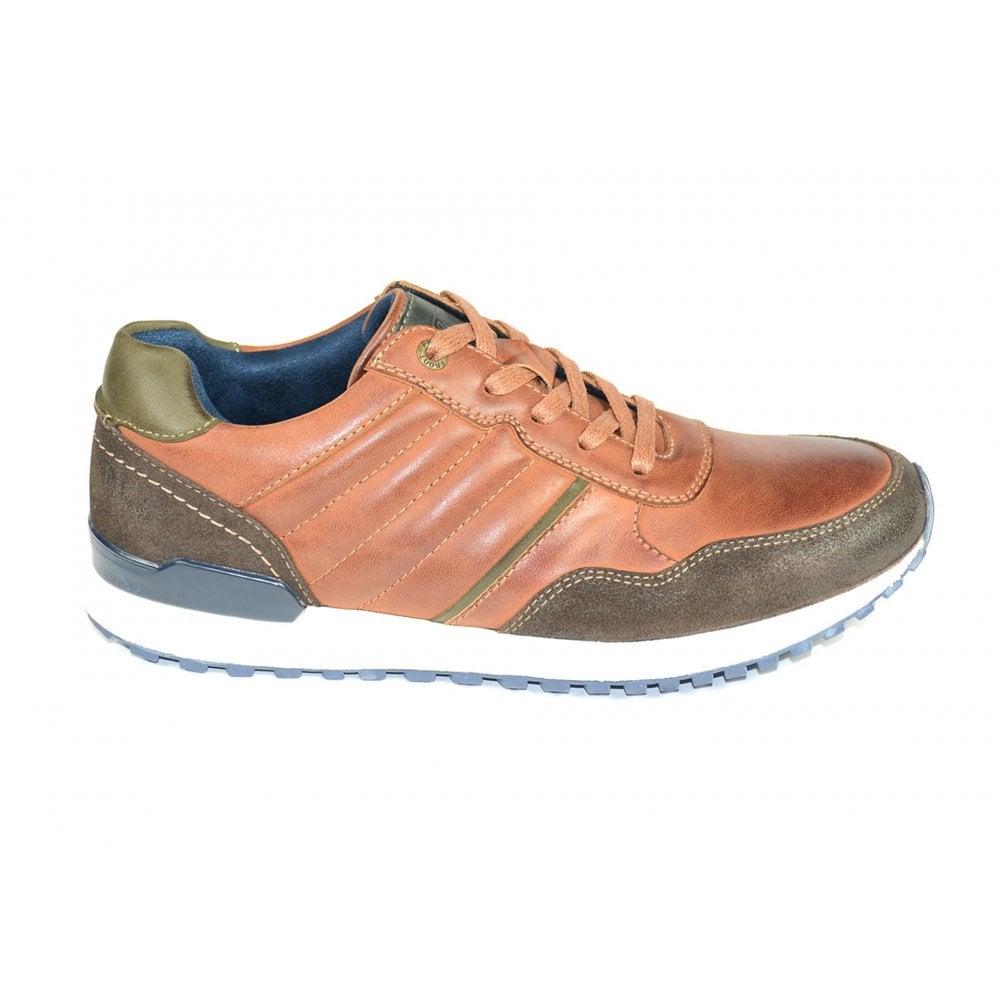 Front Casual Daily Men's Trainer Tan/Brown: LC OHIO