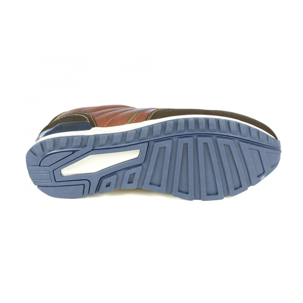 Front Casual Daily Men's Trainer Tan/Brown: LC OHIO
