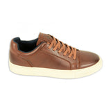 Front Men's Everyday Lace Trainers Tan: LC BRONX