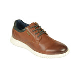 Front Functional Men's Sleek Shoe Tan/Navy: LC GOMEZ