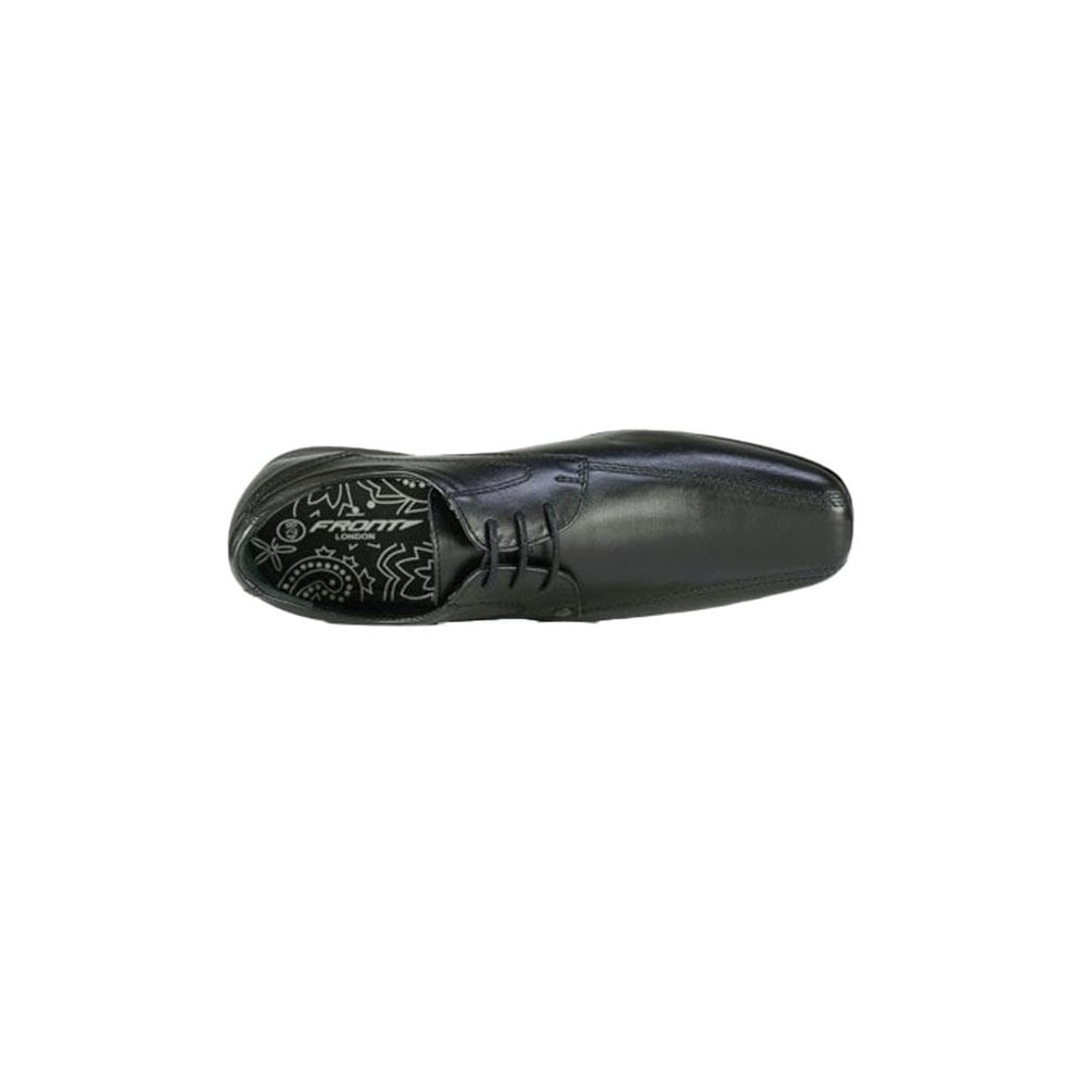 Front Men's Square Toe Derby Shoe Black: lc Snowden