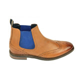 Front Men's Henderson Brogue Boots Tan: LC HENDERSON