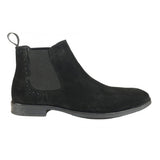 Front Men's Versatile Chelsea Boot Black: LC DOUGLAS