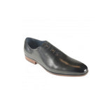 Azor Classic Men's Leather Oxford Shoe Black/Grey: LC STEFANO