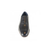 Azor Classic Men's Leather Oxford Shoe Black/Grey: LC STEFANO