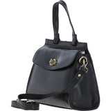Ashwood Medium Leather Grab Bag Black: V-83