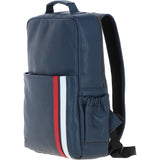 Gabicci Leather Backpack with Striped Front Detail Navy: GB-64954