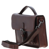 Ashwood Leather Medium Crossbody Satchel Bag Brandy: P-62