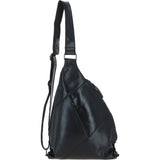 Ashwood Leather Spacious Unisex Sling Bag Black: P-67