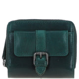 Ashwood Leather Multi Compartment Purse with Gift Box Green: P-60