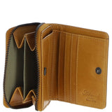 Ashwood Leather Multi Compartment Purse with Gift Box Mustard: P-60