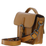 Ashwood Leather Mini Crossbody Satchel Bag Mustard: P-61