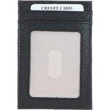 Ashwood Leather & Harris Tweed® Cloth Stylish Flat Card Holder Black/White: TW-52-12-BW