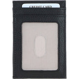 Ashwood Leather & Harris Tweed® Cloth Stylish Flat Card Holder Black/Watch: TW-52-03-BW