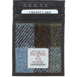Ashwood Leather & Harris Tweed® Cloth Stylish Flat Card Holder Brown/Mcload: TW-52-01-BM