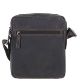 Real Leather Messenger Bag Brown: LISBON