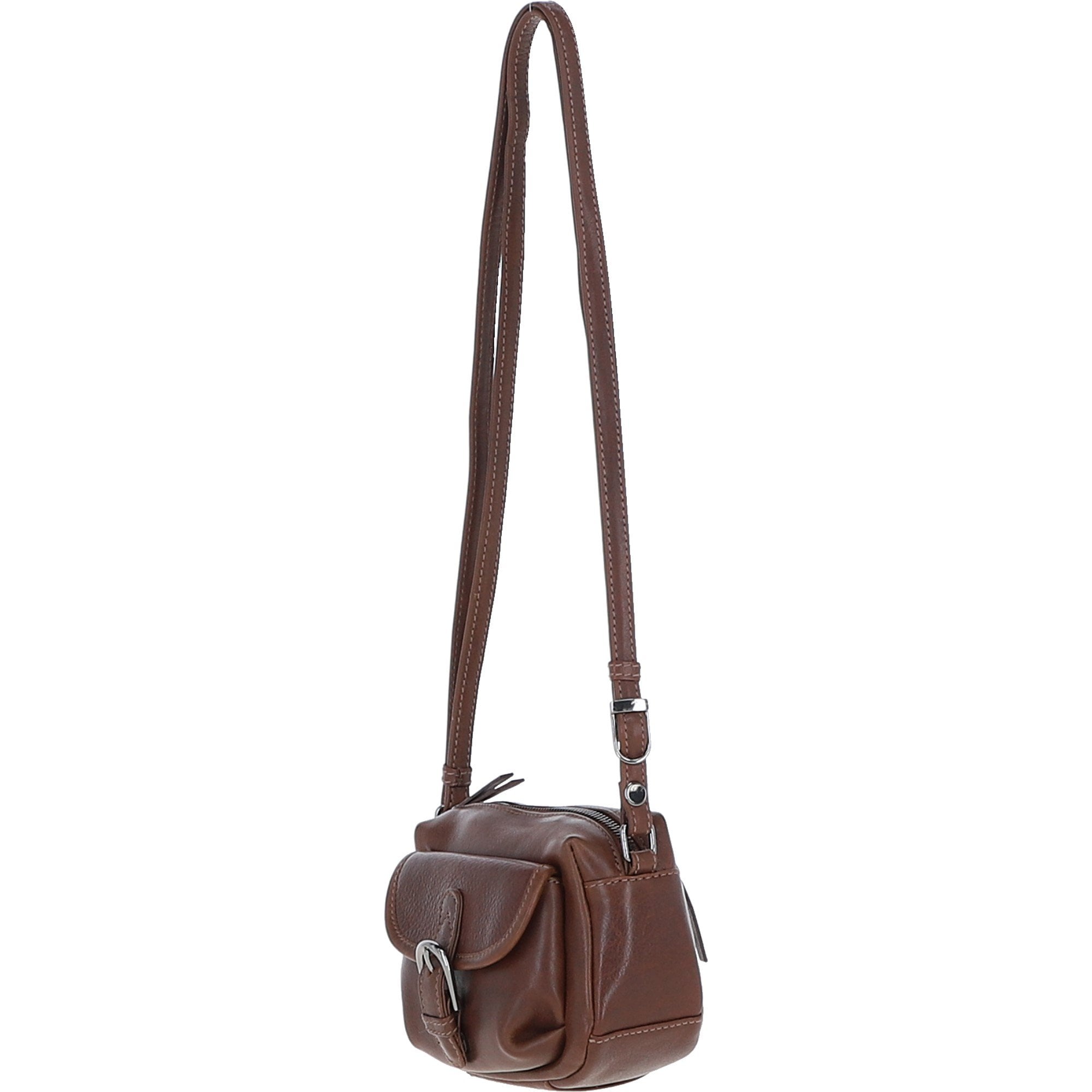 Ashwood Leather Smart Women's Buckle Crossbody Bag Chestnut: S-31