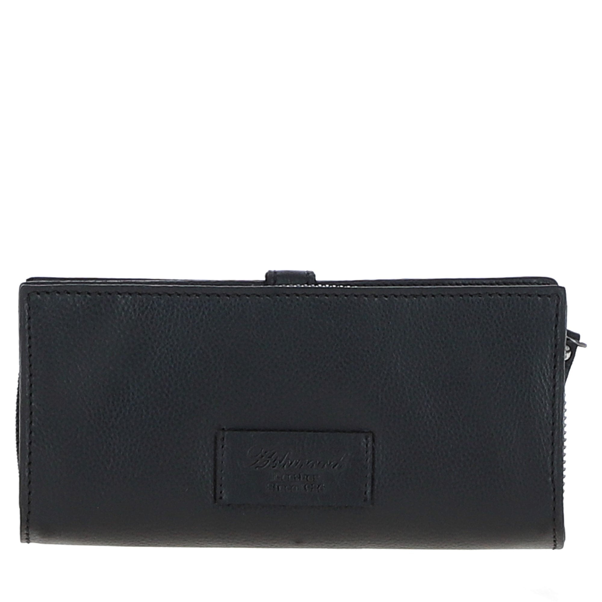 Ashwood Leather Women's Medium Sleek Purse Black: S-41
