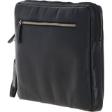 Leather Tablet Holder and A4 Sleeve Section Black: K-40