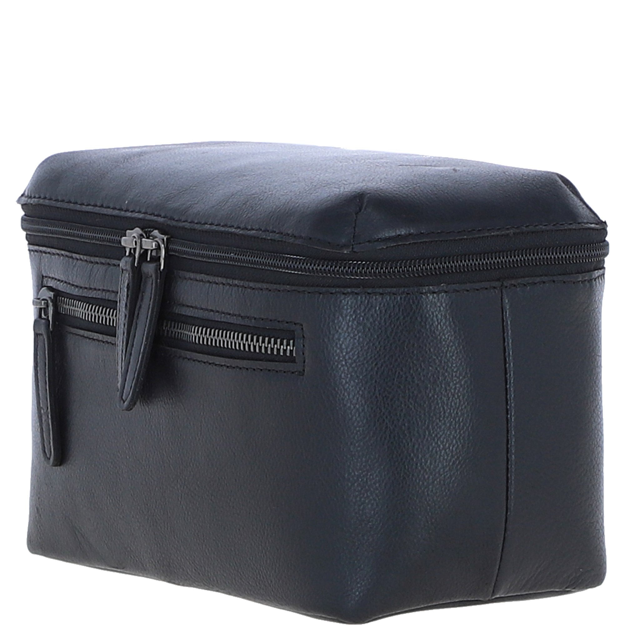 Ashwood Leather Men's Classic Washbag Black: S-66