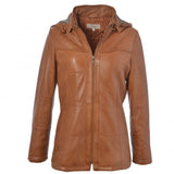 Leather Jacket Cognac/ddy: AWL-706
