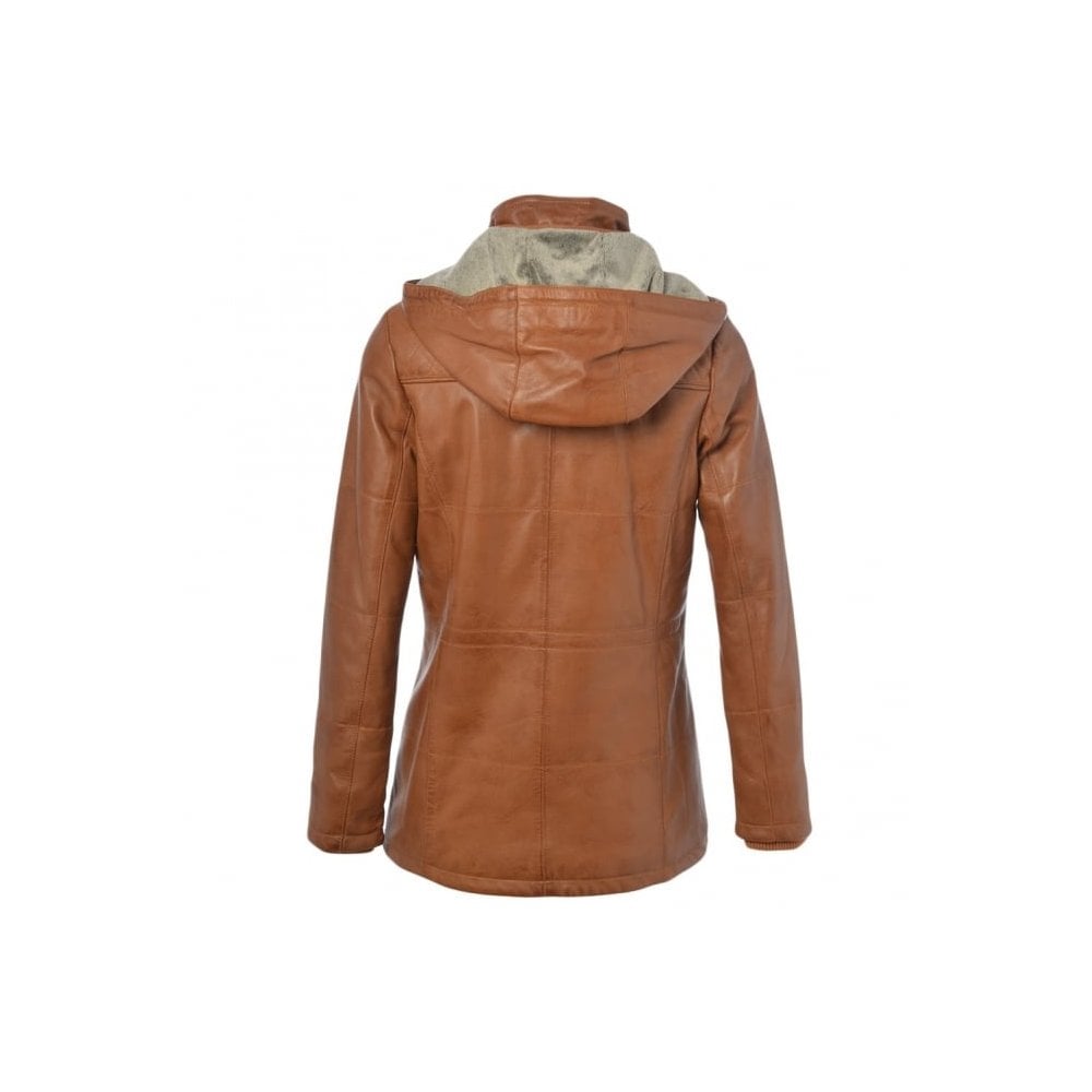 Leather Jacket Cognac/ddy: AWL-706
