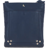 Ashwood Leather Crossbody Bag Dark Blue: 63033