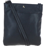 Ashwood Leather Curve Pocket Crossbody Bag Black: 63620