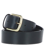 Real Leather Handmade Mens Belt Black: MB-150
