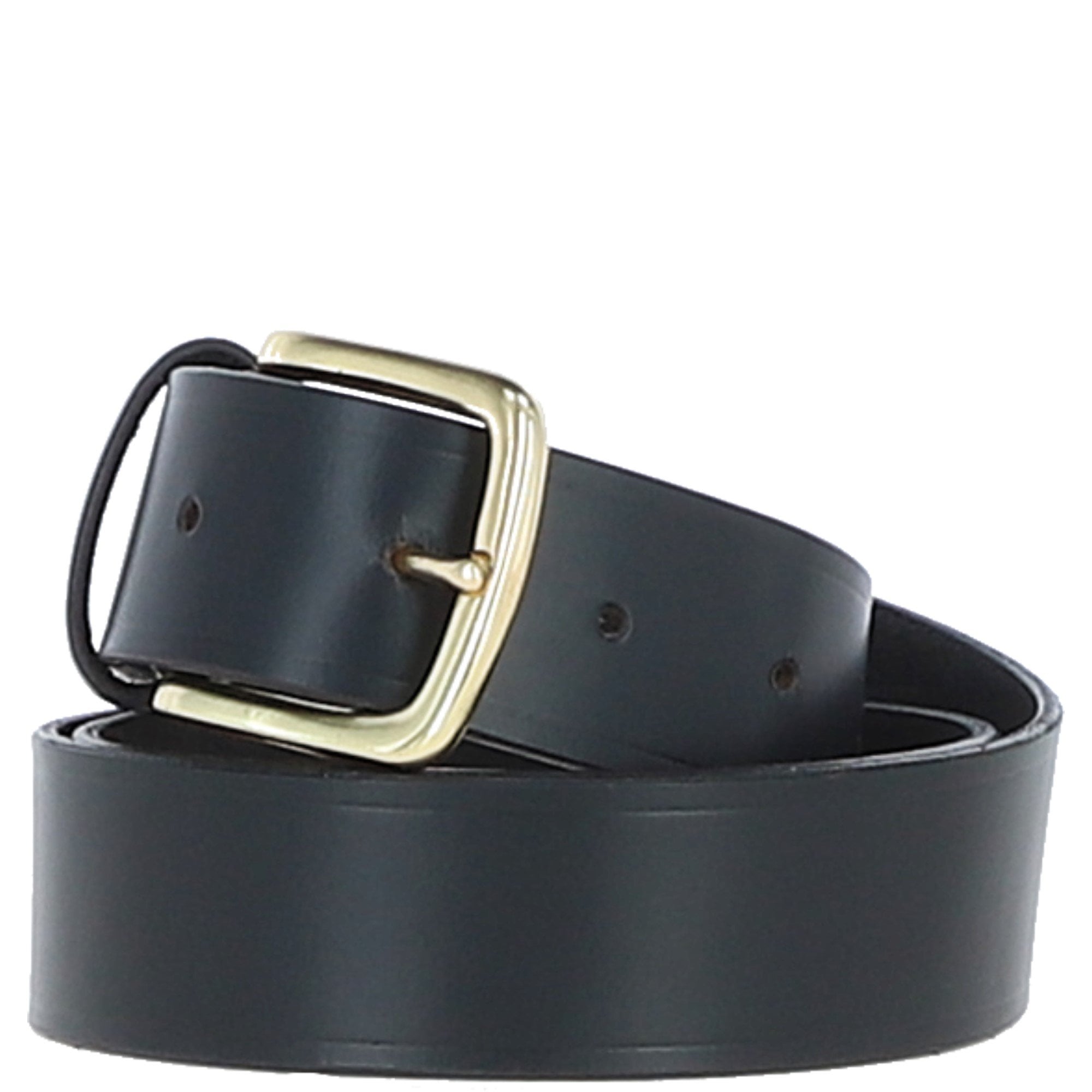 Real Leather Handmade Mens Belt Black: MB-150