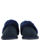 Women's Classic Suede Sheepskin Slippers Navy: Pippa
