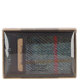 Ashwood Leather & Harris Tweed® Cloth Card Holder Brown/Mcload: TW-15-01-BM