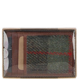 Ashwood Leather & Harris Tweed® Cloth Card Holder Tan/Mcload: TW-15-02-TM