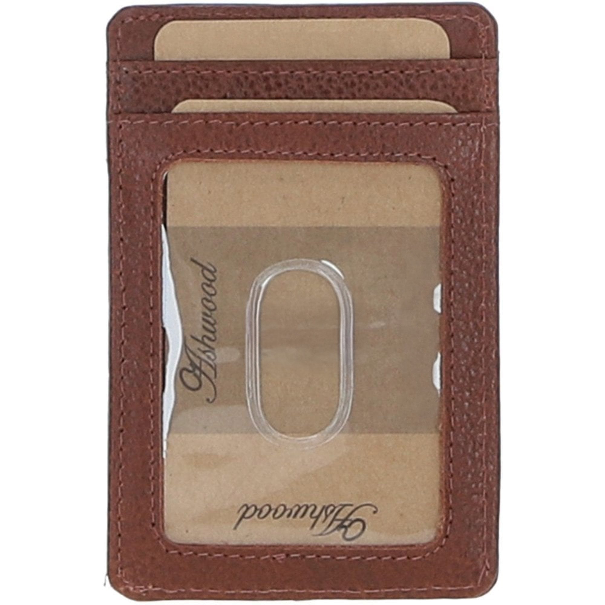Ashwood Leather & Harris Tweed® Cloth Card Holder Tan/Watch: TW-15-04-TW