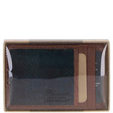 Ashwood Leather & Harris Tweed® Cloth Card Holder Tan/Watch: TW-15-04-TW