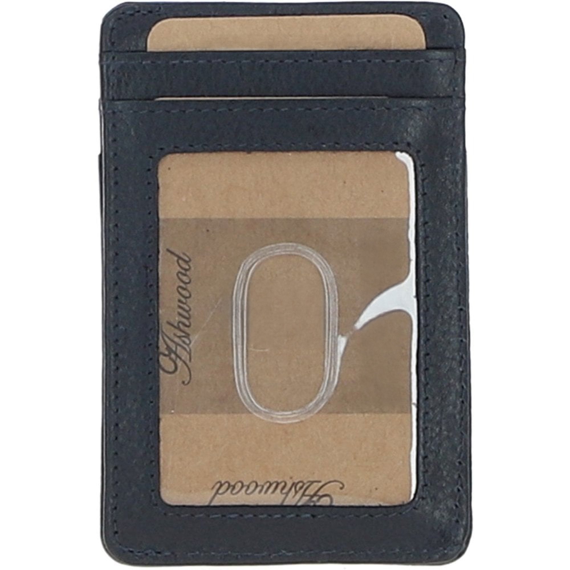Ashwood Leather & Harris Tweed® Cloth Card Holder Navy/Pink: TW-15-06-NP