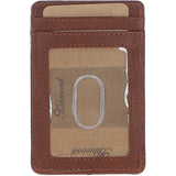 Ashwood Leather & Harris Tweed® Cloth Card Holder Tan/Green/Red: TW-15-08-TR