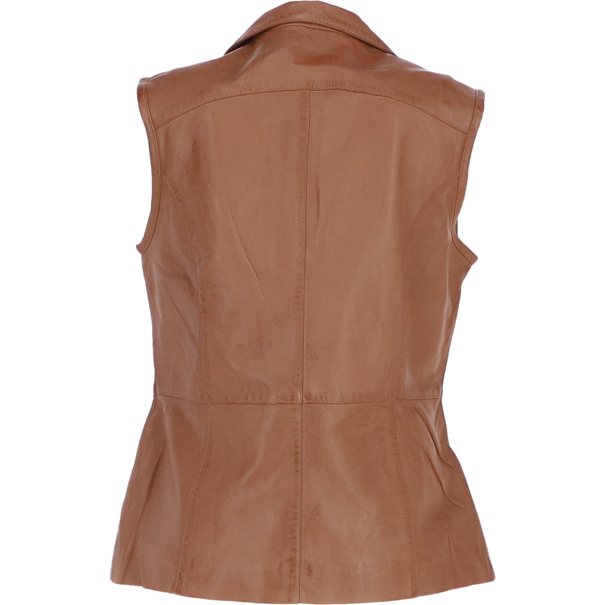Leather Gilet Tan: FO-GILLET 2