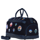 Fenland Heritage Canvas Travel Holdall with Adventure Patch's Navy/Navy: Fen-747