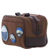Fenland England Explorer Patch Washbag Brandy/Green: FEN-740