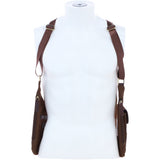 Fenland England Trailmark Chest Utility Pouch Set Brandy/green: FEN-761